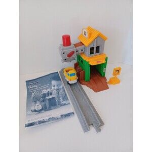 VTG 2003 Fisher Price GeoTrax Load 'Em Up‎ Gravel Co Set Train Track Accessory